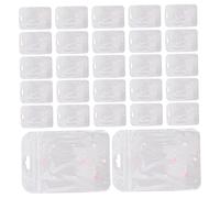 BUGUUYO 50 Pièces Candy Favor Bags Small Sealable Treat Bags with Heart Pattern Resealable Zip Pouches for Jewelry Food Samples DIY Packaging for Valentine Wedding