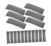 BUGUUYO 50 Pièces Coussinets De Protection pour Vêtements Coussinets De Cintre pour Épaulettes Protections Épaules pour Cintres Noirs Bandes De Mousse Adhésives