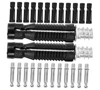 BUGUUYO 50 Pièces Furniture Connectors Self Tapping Hidden Fasteners For Cabinets Wardrobes Beds And Easy Installation