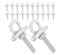 BUGUUYO 50 Vis De Tension De Chaîne De Vélo Dispositif De Serrage Universel Tendeur De Chaîne Écrou De Réglage Régulateur Tendeur Argenté