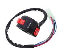 BUGUUYO 50cc Commodo Moto Fonctions Coupe-circuit Commande Phares Interrupteur Marche Arrêt pour Quad Polyvalent et Scooter Électrique