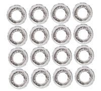 BUGUUYO 50pièces Housses Ronde Aluminium Pour Brûleurs De Cuisinière Protège Plaques à Gaz Anti-huile Réutilisables Pour Cuisine