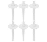 BUGUUYO 6 Pièces Accessoires Couture Machine A Coudre Porte-bobine en Plastique Blanc Stabilité Améliorée, pour Projets de Couture à Domicile et Studio