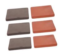 BUGUUYO 6 Pièces Handmade Clay Ceramic Bricks for Turtle Tank Porous Landscape Blocks for Semi Aquatic and Land Turtles Safe Basking and Moisture Control Accessory