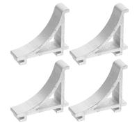 BUGUUYO 6 Pièces Lot de Clips Acier Inoxydable pour Étagère de Réfrigérateur Supports de Clayette Faciles à Installer Accessoires pour Réfrigérateur et Congélateur Fixation et Compacte