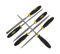 BUGUUYO 6 Pièces Mini Wood Rasp File Set With Anti-skid Comfortable Handles For Fast Material Removal And Use