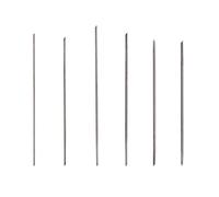 BUGUUYO 6 Pièces Pearl Jewelry Drill Bits Set Precision Tungsten Carbide Burrs For Hand Drill Metal Bead Drilling Tools For DIY Craft And Professional Use