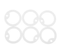 BUGUUYO 6pièces Housse Silicone pour Étiquettes Identification Animaux Lot de Réduit Bruit Et Protège des Rayures Couleur Vert Convient pour Chiens Et