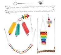 BUGUUYO 6pièces Jouets Suspendus pour Poules Accessoire pour Poulailler Jouets Balançoires pour Poussins
