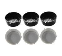 BUGUUYO 6pièces Récipient Alimentation Et Eau pour Reptiles De Boîtes pour Lézards Et Tortues Accessoire Pratique Et Sécurisé pour Terrarium Utilisation Polyvalente Cage Couleur