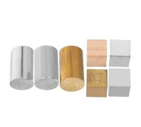 BUGUUYO 7 Pièces petits blocs de bois équipement scientifique équipement de laboratoire scientifique