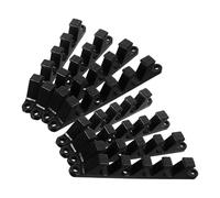 BUGUUYO 8 Pièces Plastic Chair Buckle Adjusters Outdoor Lounge Chair Brackets for Patio and Balcony Furniture Weather-Resistant Back Support Connectors