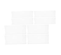 BUGUUYO 8 pièces Séparateurs Détagères Transparente Forme Organisateurs de Rayonnage pour et Rangement sous Lit Diviseurs et pour Classement Commodités