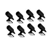 BUGUUYO 8pièces Sifflet Avertisseur De Cerf Pour Voiture Dispositif De Sécurité Automobiliste Ultrasonique Pour Prévenir Les Collisions Animales Noir