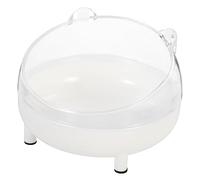 BUGUUYO À Sable pour Petits Animaux Bac De Bain Transparent pour Hamster Et Chinchilla Facile à Nettoyer pour Jeu Bain