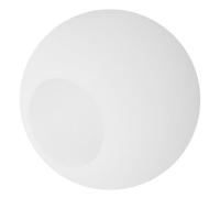 BUGUUYO Abat-jour Globe en Verre Dépoli Blanc Lait Mat Sphérique 180 Mm Diamètre Ouverture 65 Mm Suspendre Lustre Éclairage Intérieur Extérieur Diffuseur Lumineux Remplacement Solide