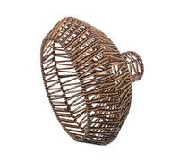 BUGUUYO Abat-jour Tissé Bohème Corde Papier Diffuseur Lumineux Suspendu Macramé pour Lampes Plafonniers Intérieur Style Rustique Chic pour Salle à Manger et Couloir