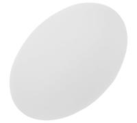 BUGUUYO Abat-jour Verre Globe Plat Givré Blanc Remplacement pour Lampe Plafond et Applique Murale Design Moderne Élégant Installation Facile Compatible