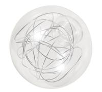 BUGUUYO Abat-jour Verre Transparent pour Lampe Suspendue Cache Ampoule Design Aluminium Argenté ou Doré Éclairage Plafond Moderne et Polyvalent