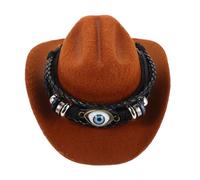 BUGUUYO Accessoire de Costume Western pour Chiens Chapeau Photographie avec Charme Œil pour et Sorties