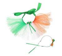 BUGUUYO Accessoires De Cosplay pour Animaux De Compagnie pour La Saint-Patrick Cerceaux en Poils Danimaux Irlandais Tenue Irlandaise pour Chien