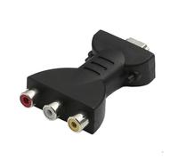 BUGUUYO Adaptateur numérique vers AV Convertisseur Vidéo Haute Définition RCA Audio Vidéo pour DVD Projecteur Home Cinéma Portable Noir