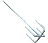 BUGUUYO Agitateur Électrique pour Perceuse Tige de Mélangeur Polyvalente pour Peinture Boue et Enduit Accessoire Remplaçable à Fixation Rapide pour Projets DIY