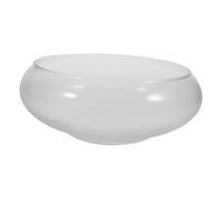 BUGUUYO Aquarium Verre Transparent pour Petits Poissons Et Plantes Hydroponiques Décoration Élégante pour Maison Et Bureau Design Créatif Et Facile à Nettoyer