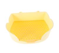 BUGUUYO Bac à Litière pour Lapin Cochon Chinchilla Pot Entraînement Plastique Bac De Toilette pour Petits Animaux Séparateur De Déchets Liquides Et Solides