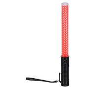 BUGUUYO Baguette Lumineuse LED de Routière 39 Cm Rouge Crochet, Voyant Clignotant D’avertissement Multifonction pour Contrôle de Circulation, Stationnement et Événements Extérieurs