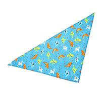 BUGUUYO Bandana Triangulaire pour Chien Motif Floral Lavable Accessoire d'Été Décoration d'anniversaire pour Animaux 1 Pièce
