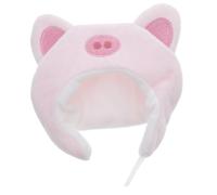 BUGUUYO Bandeau de en Coton Yeux de sécurité pour Peluches Mini Chapeaux Sombrero Mini Chapeau fédora kit de Tricot pour débutants Crochets Chiffon Rose