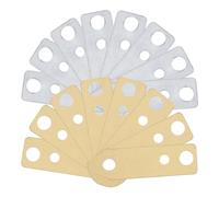 BUGUUYO Bandes de Cuivre-Zinc pour Bricolage Scientifique, Kit 40 Pièces pour Expériences Électrochimiques Éducatives, Piles à Fruits, Laboratoire et Apprentissage Pratique