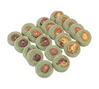 BUGUUYO Biscuits À Lherbe De Lapin pour Animaux De Compagnie 20 Pièces Jouets De Lapin pour Les Dents Collations Naturelles pour Cochons Dinde