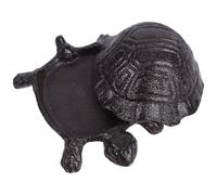 BUGUUYO Boîte à Clés Extérieure Fonte Forme de Tortue Décor Jardin Vintage Cache-clés Secret pour Maison Espace Rangement Clé Sécurisé pour Entrée et Patio