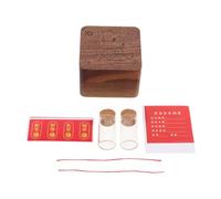 BUGUUYO Boîte à Souvenirs Bébé Garçon en Bois, Boîte de Conservation du Cordon Ombilical Premiers Cheveux, 5,60x5,60x3,80cm, pour Shower et -né