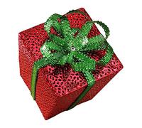 BUGUUYO Boîte Coffret LED de Noël décoration Ornements empaqueter présente Christmas Lights Guirlande électrique fête de noël Lumineuse orne Décor de Noël Le Fer
