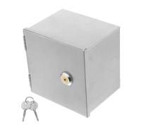 BUGUUYO Boîte de Jonction Électrique Extérieure et Serrure en Acier Inoxydable Étanche avec Intérieur Spacieux pour Prises Murales et Câbles en Usage Extérieur