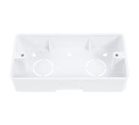 BUGUUYO Boîte de Jonction Électrique Murale Standard Montage Saillie pour Interrupteurs et Prises Plastique pour Rénovation et Organisation Câblage Maison