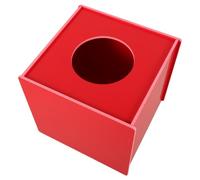 BUGUUYO Boîte de Loterie Rouge en PVC, Opaque, pour Fêtes et Dons | Design Opaque, Facile à Utiliser, Interaction Ludique, Format Cubique, pour Anniversaires et Collecte