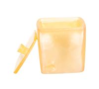 BUGUUYO Boîte De Rangement Élégante pour Coton Organisateur De Coton-Tige Et Accessoires De Beauté avec Couvercle pour Rangement Pratique La Salle De Bain Bureau