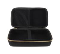 BUGUUYO Boîte de Rangement Portable Noire en Plastique Structure Compacte et Accès Rapide, pour Gadgets et Câbles Lors de Voyages ou Déplacements Professionnels