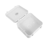 BUGUUYO Boîte de Rangement pour Câbles Blanche 138 X 13 X 5 CM Boîte de Jonction pour Câbles d'alimentation et Connecteurs Vidéo Organiseur Polyvalent de Caméra de Sécurité Protection la