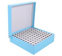 BUGUUYO Boîte de Rangement pour Tubes Microcentrifugeurs Conteneur Cryogénique pour Congélateur Organisateur de Laboratoire pour Échantillons Robuste et Pratique