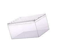 BUGUUYO Boîte d'Élevage de Reptiles en Acrylique Transparent Réservoir Anti-Fuite pour Araignées Serpents et Geckos Habitat de Terrarium Facile à Observer Nettoyer 1 Pièce