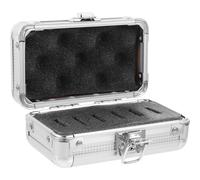 BUGUUYO Boîtier Rigide en Alliage D’Aluminium pour Filtres de Télescope Étui de Rangement Compact Mousse Protectrice Petite Mallette de Transport pour Astronomes Nomades Boîte Filtre