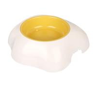 BUGUUYO Bol Alimentaire pour Animaux Plastique Gamelle Stable pour Chats Et Chiens Conteneur De Nourriture Et Eau Design Pratique Et Antidérapant pour Repas Confortable
