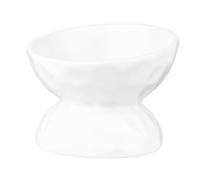 BUGUUYO Bol Élevé pour Chats avec De Cou Design Incliné Céramique Bol Anti-Renversement pour Nourriture Et Eau des Animaux Petit Modèle