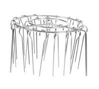 BUGUUYO Brochettes De Kebab En Acier Inoxydable Pour Friteuse À Air De 14 Cm Support Pour Poulet Dinde Barbecue Grille Métallique Pour Four À Friteuse À Air