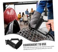 BUGUUYO Brosse à Barbecue Acier Inoxydable Brosse Grill à Angle Droit pour Nettoyage des Outil Portable pour Entretien Facile des Racks de Cuisson Barbecue